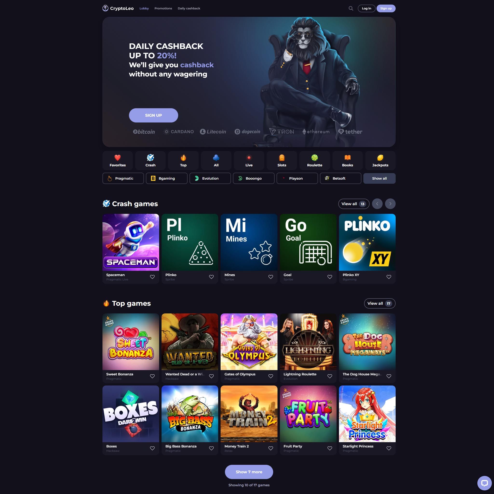 Crypto Leo Casino CA review by Mr. Gamble