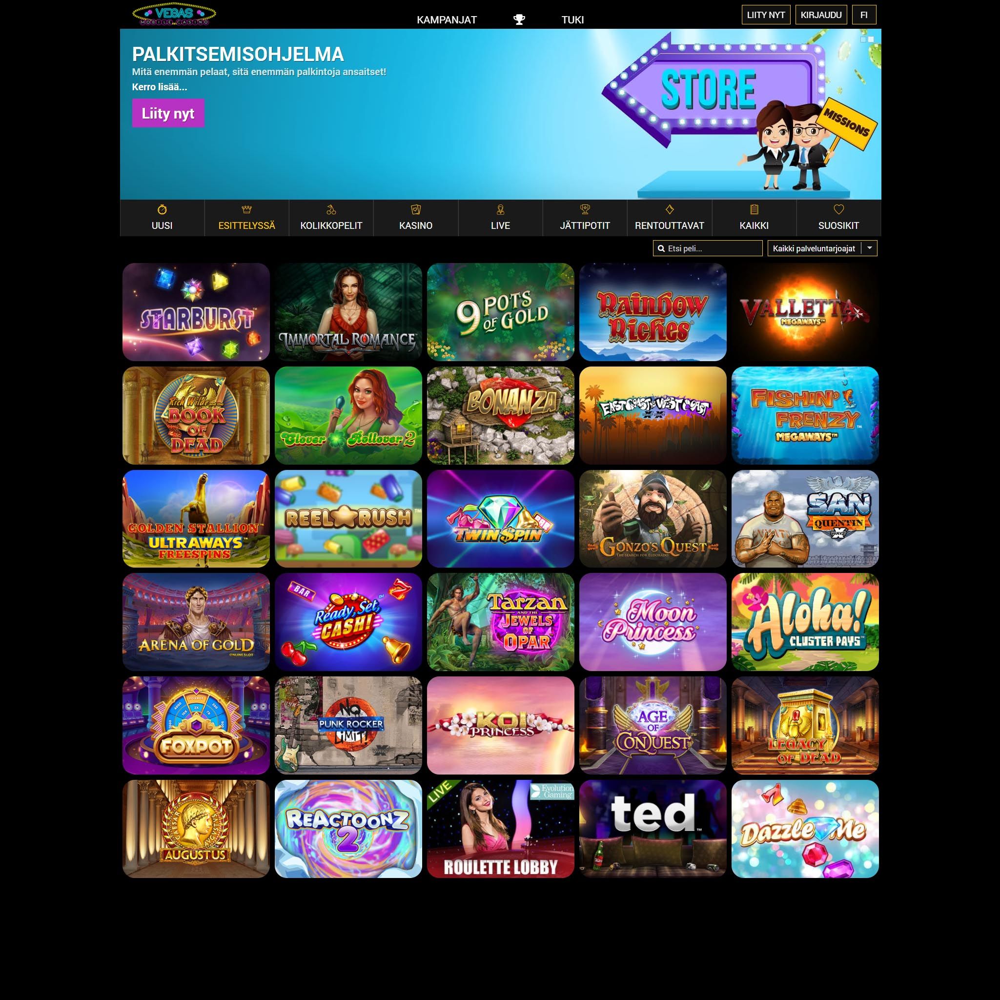 Vegas Mobile Casino NZ review by Mr. Gamble