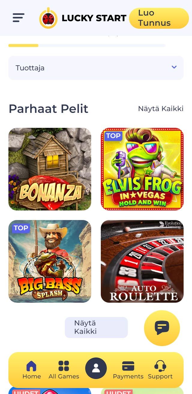 Lucky Start Casino arvostelu listaa kaikki bonukset saatavilla sinulle tänään