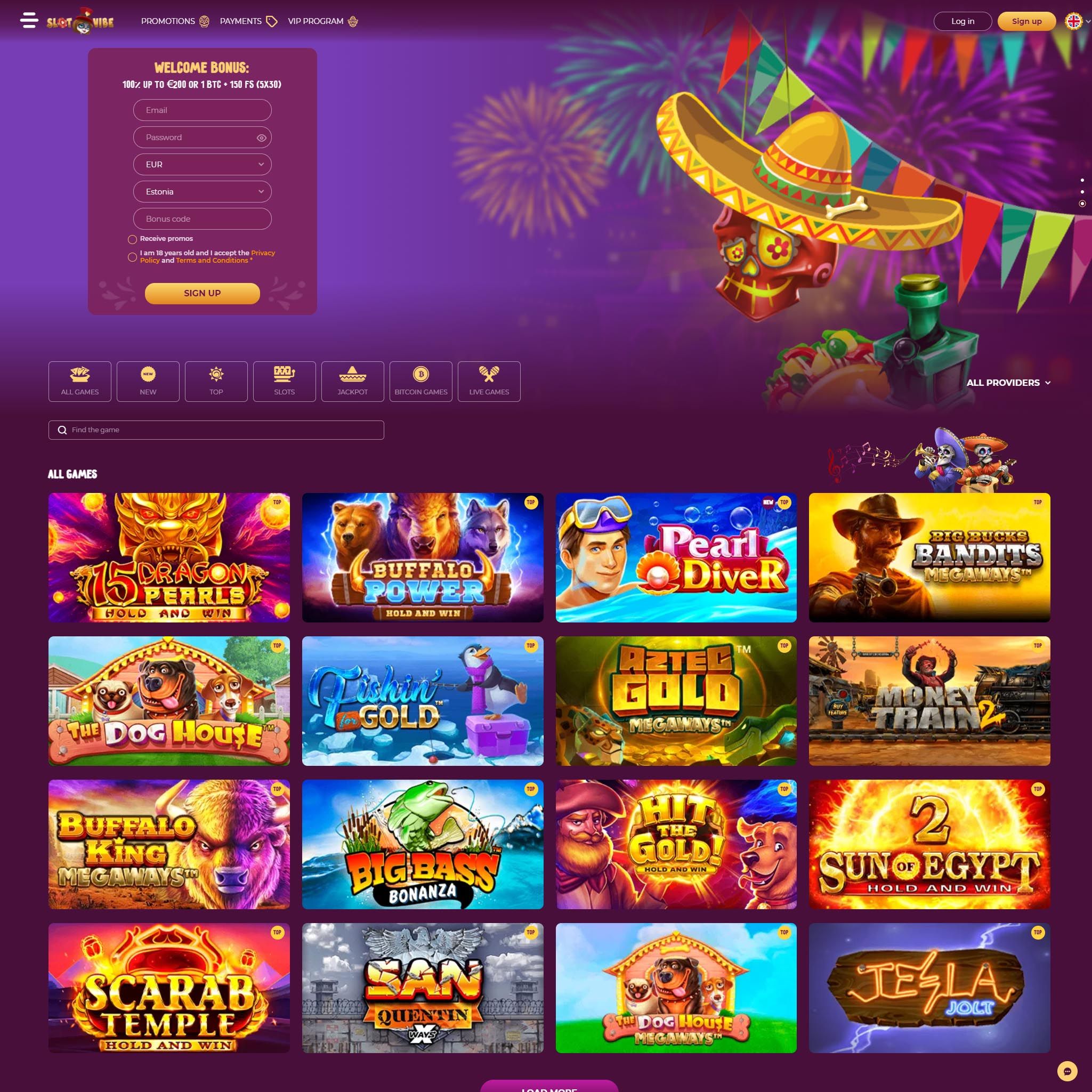 SlotVibe Casino review by Mr. Gamble