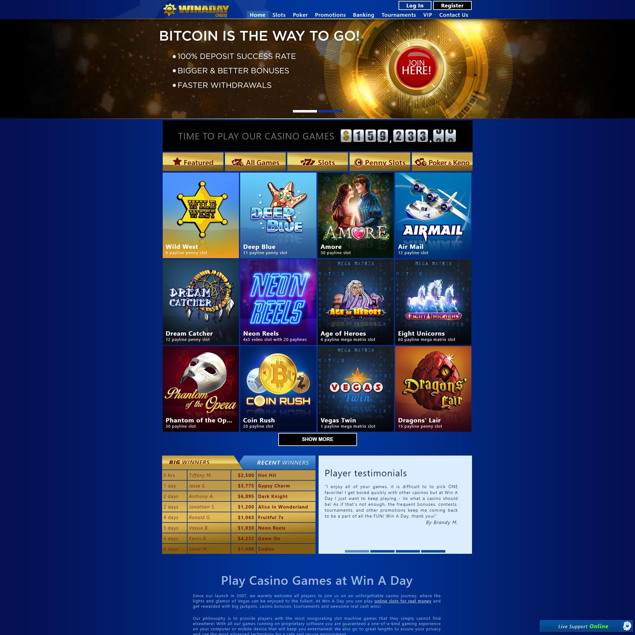 Winaday Casino review