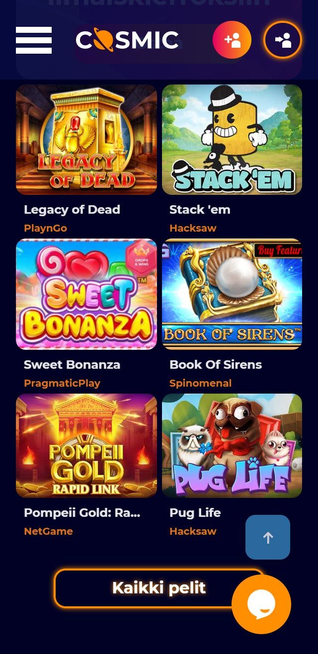 Cosmic Slot Casino arvostelu listaa kaikki bonukset saatavilla sinulle tänään