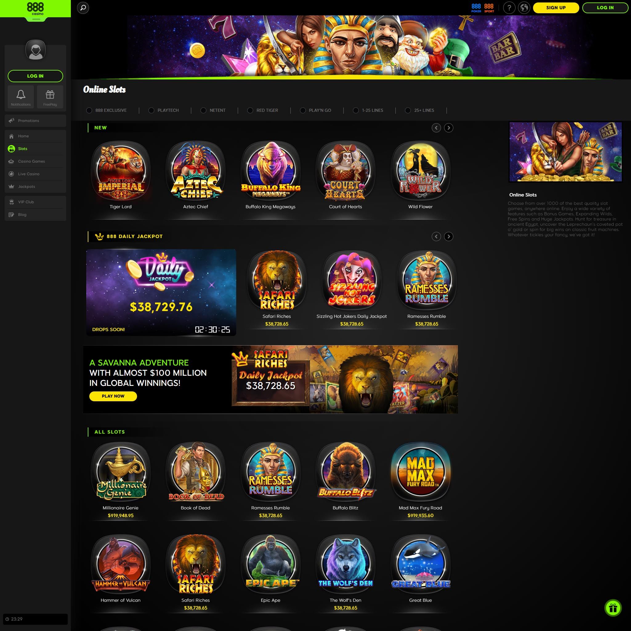 Pelaa netticasino 888 Casino voittaaksesi oikeaa rahaa – oikean rahan online casino! Vertaa kaikki nettikasinot ja löydä parhaat casinot Suomessa.