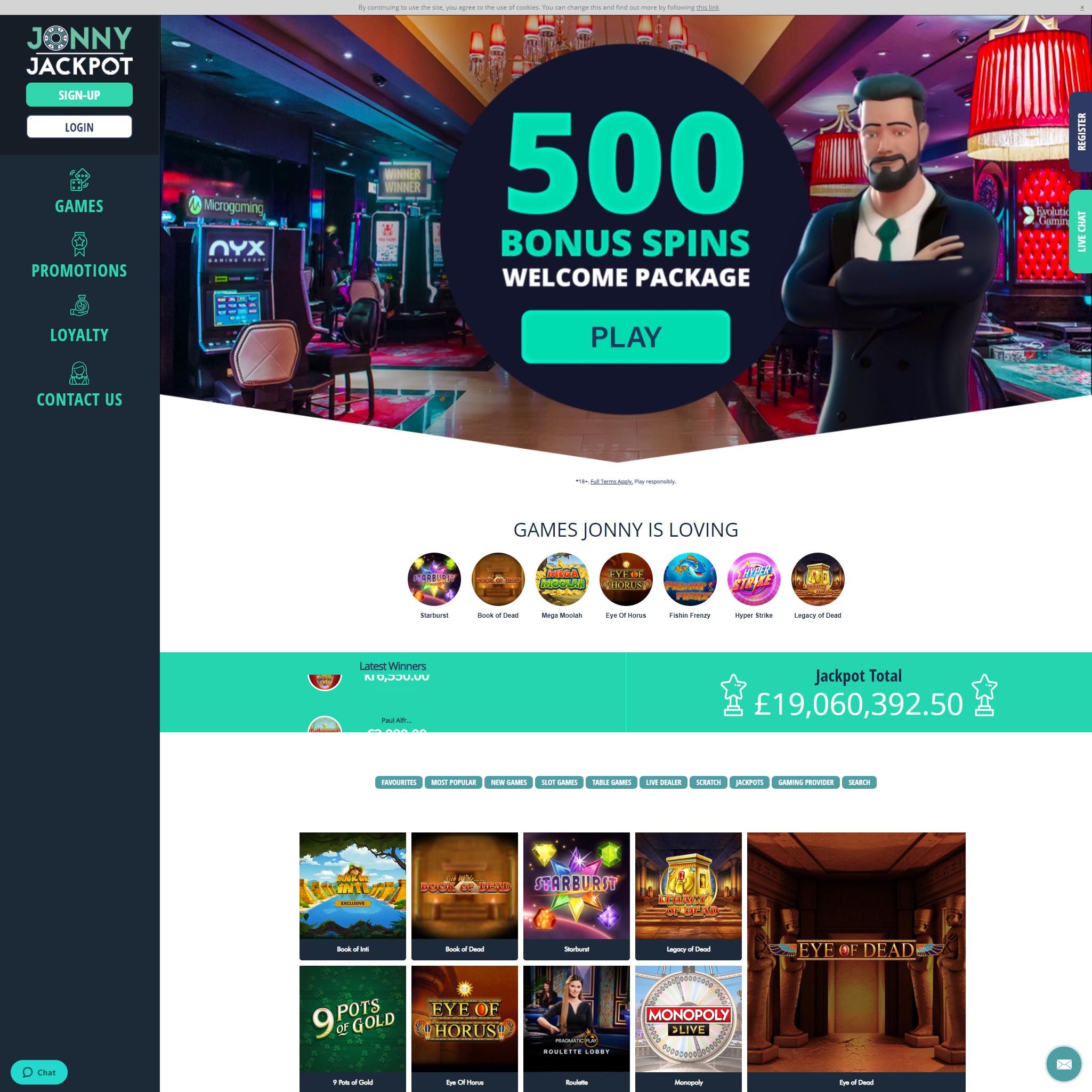 Jonny Jackpot Casino NZ review by Mr. Gamble