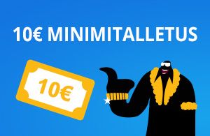 Minimitalletus 10e on yleinen ehto nettikasinoilla, mutta listaltamme löydät lisäksi minimitalletus 1e kasinot sekä niiden tarjoukset uusille pelaajille.