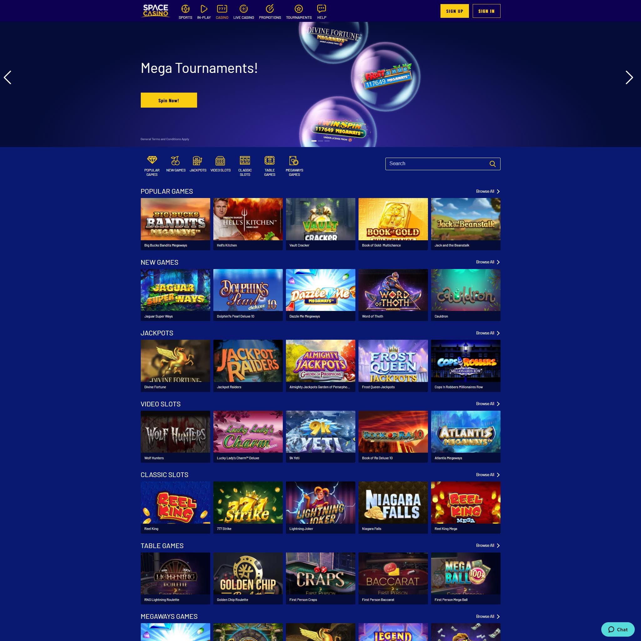 Space Wins Casino UK review by Mr. Gamble