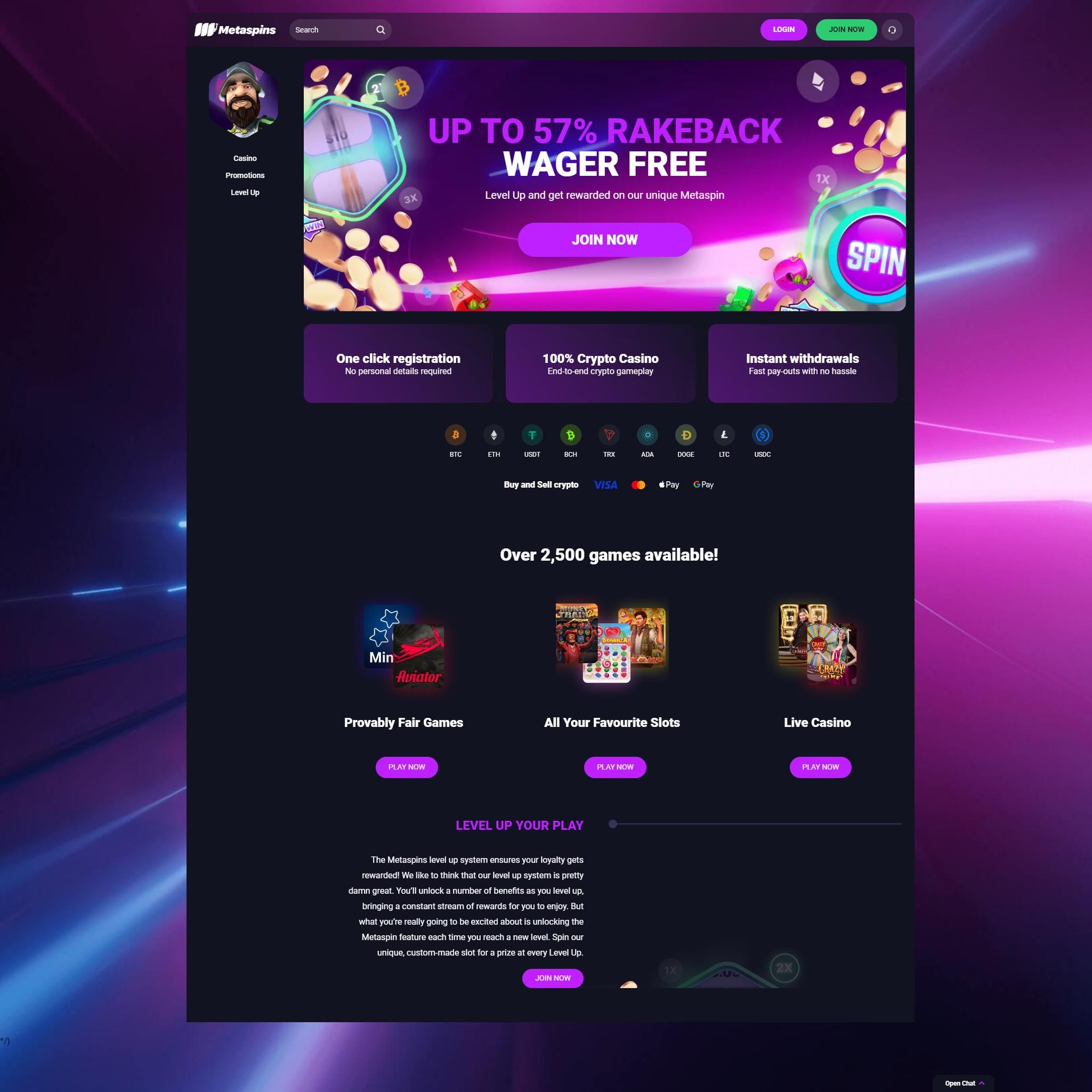 Metaspins Casino review by Mr. Gamble