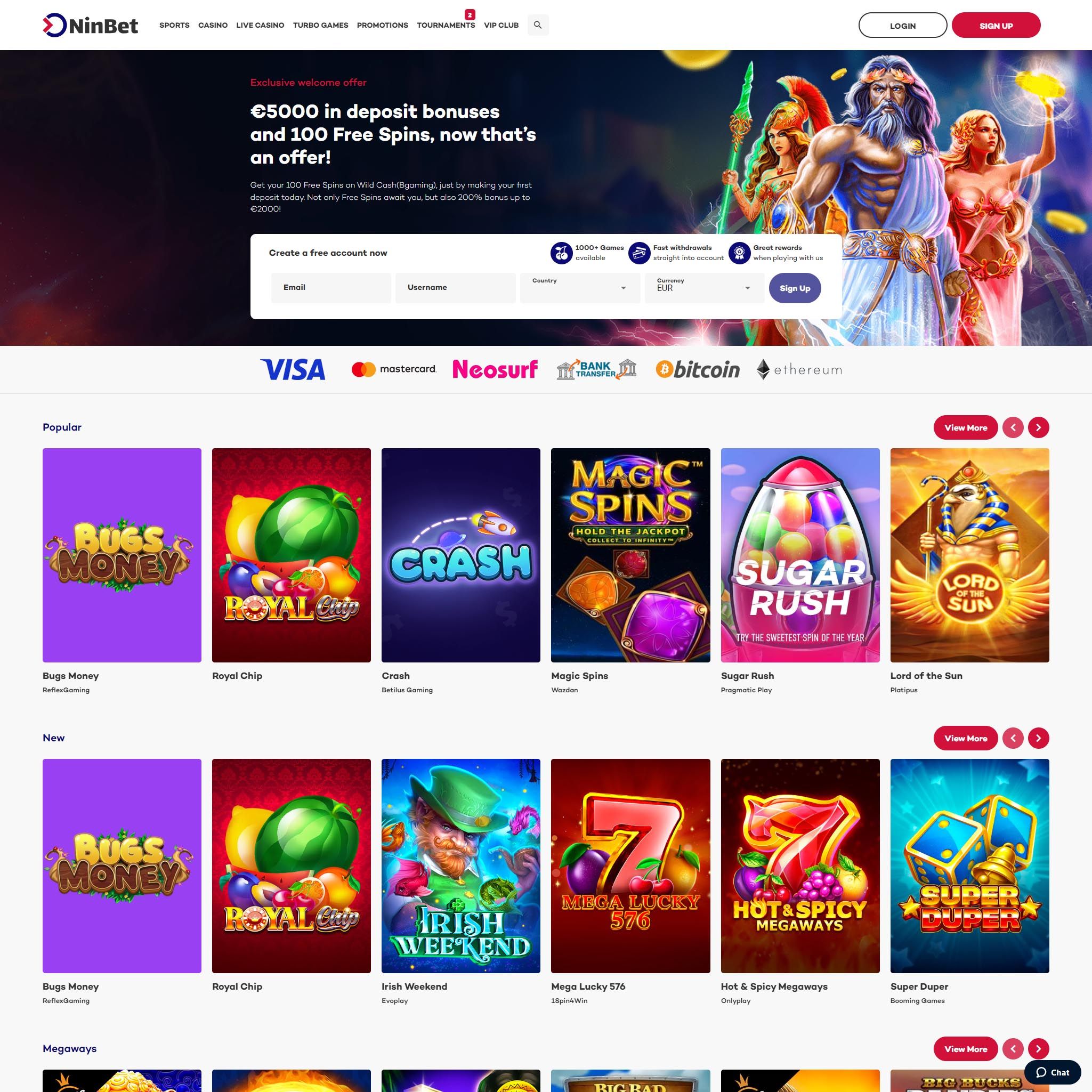 NinBet Casino review by Mr. Gamble