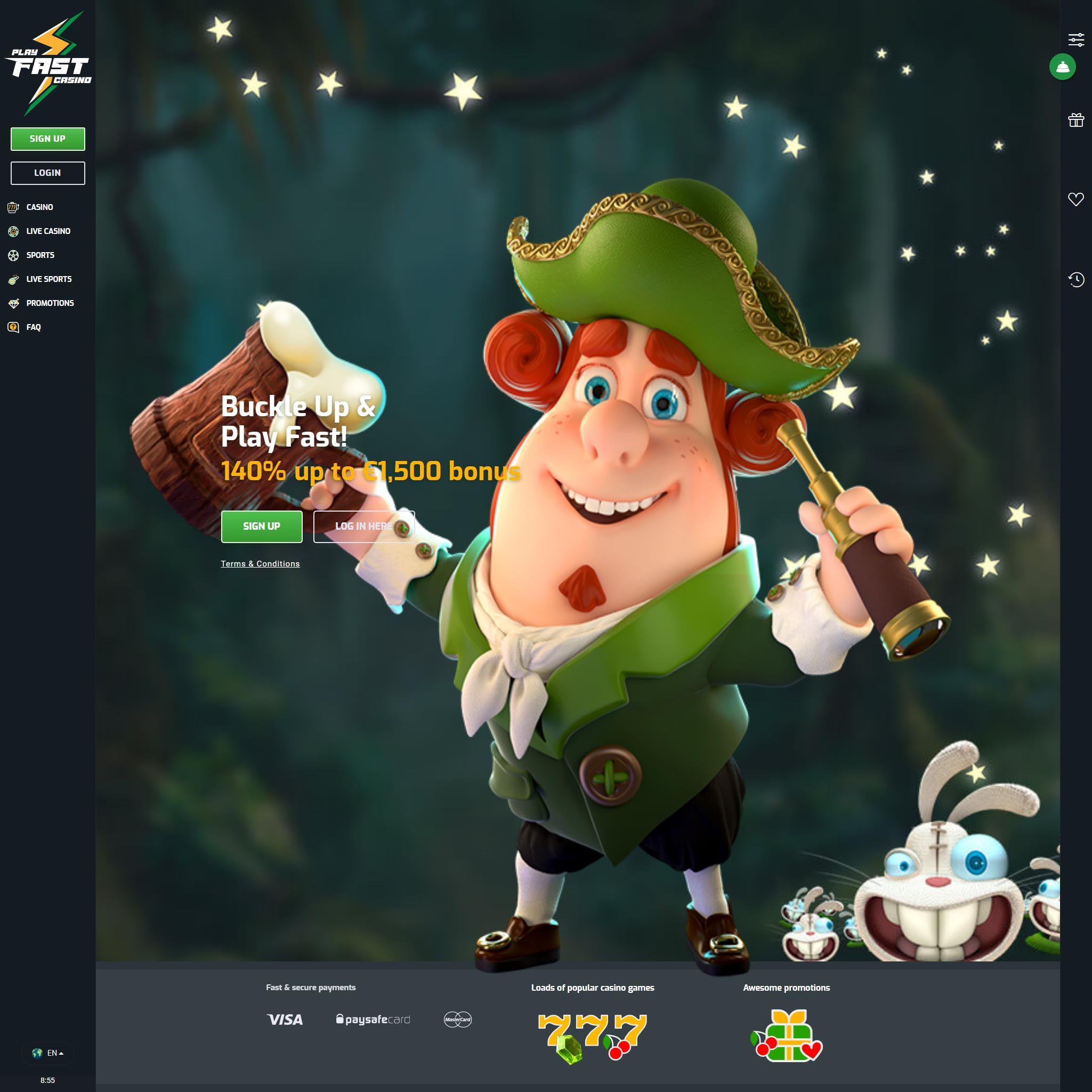 Playfast Casino review