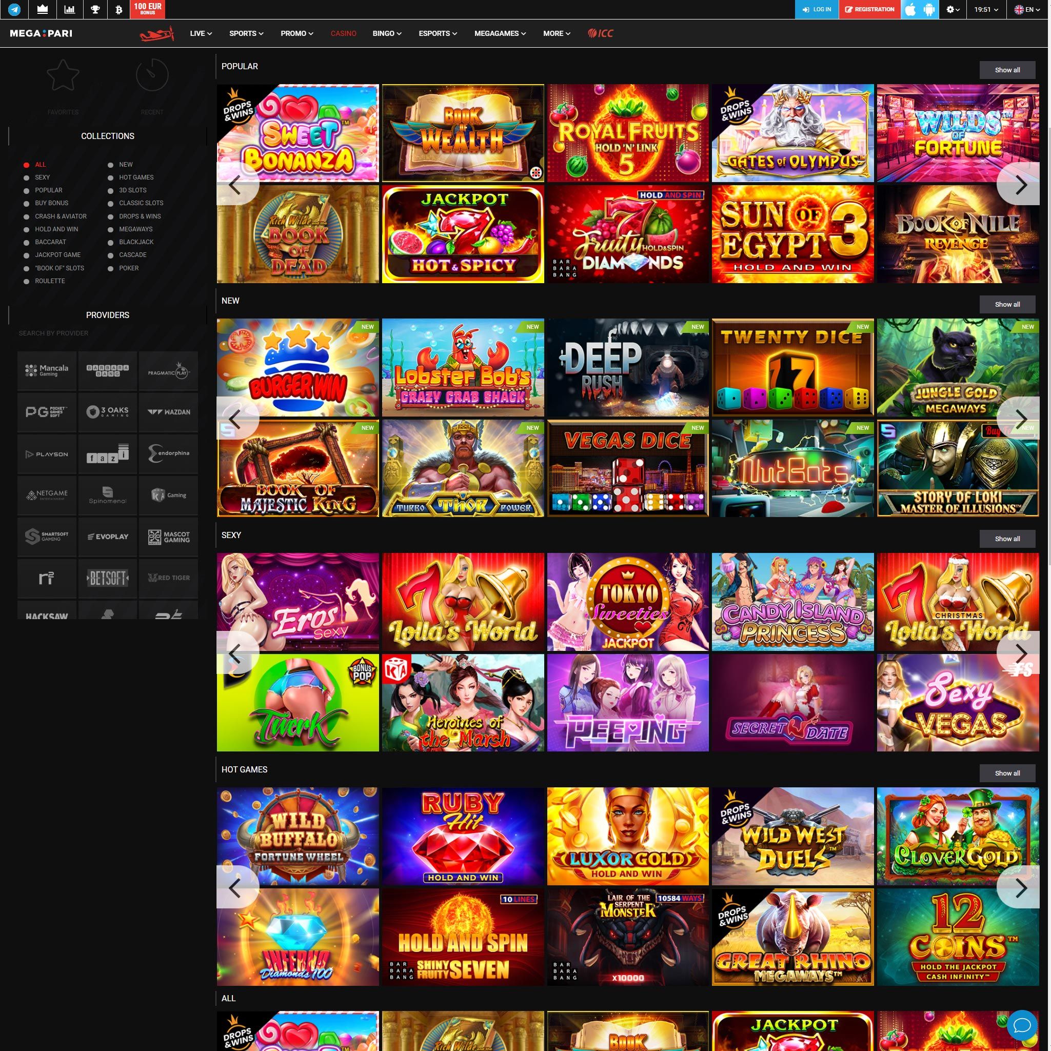 Megapari Casino review