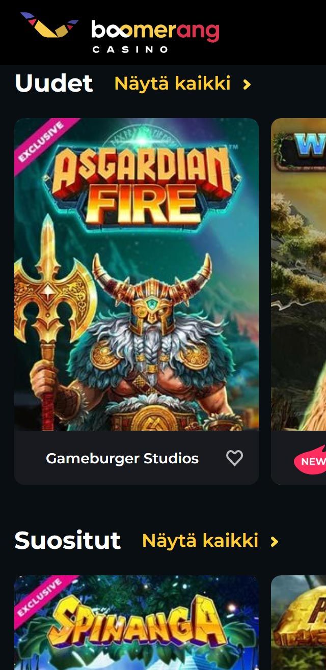 Boomerang Casino tarkistettu ja todennettu hyödyksesi