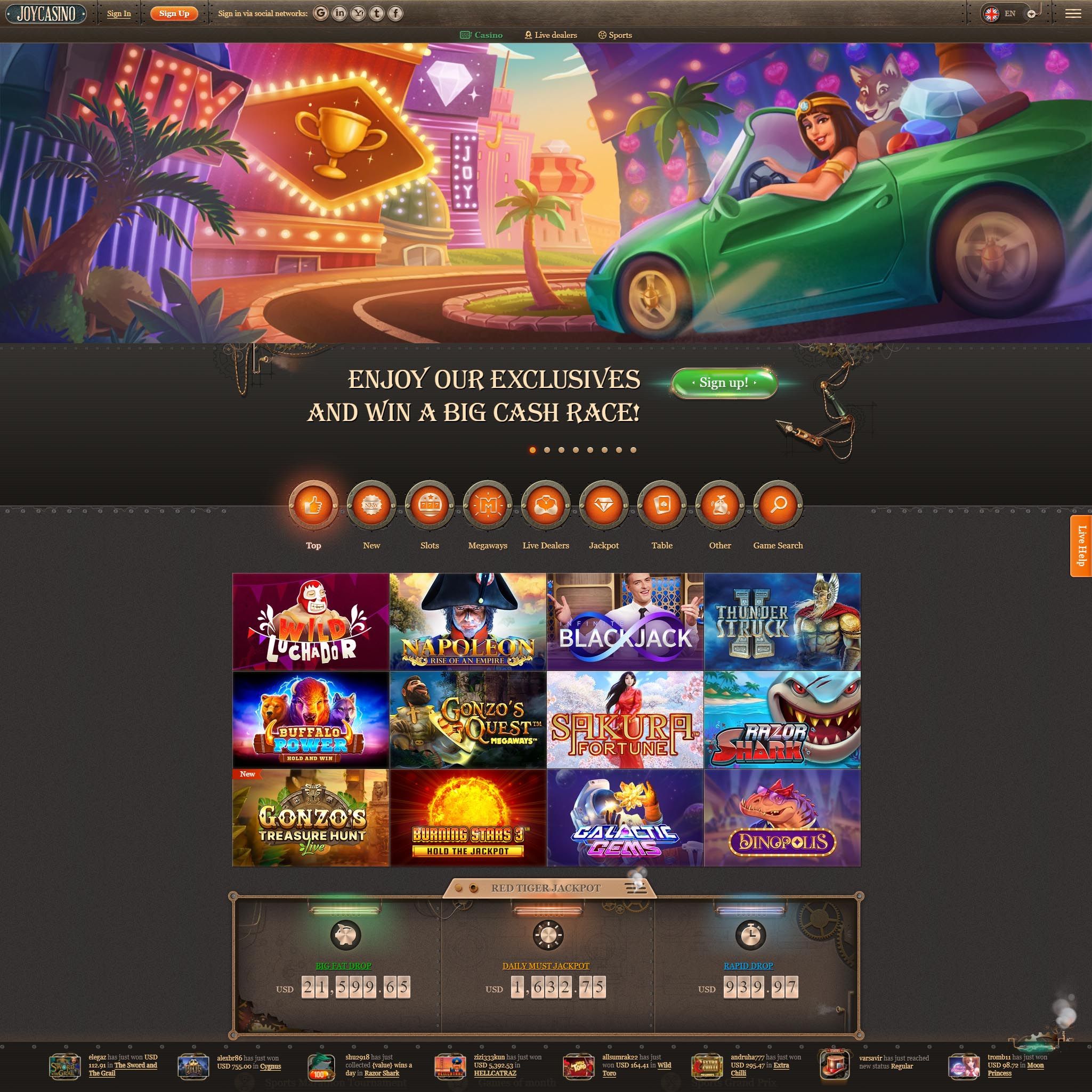 Joy Casino review by Mr. Gamble