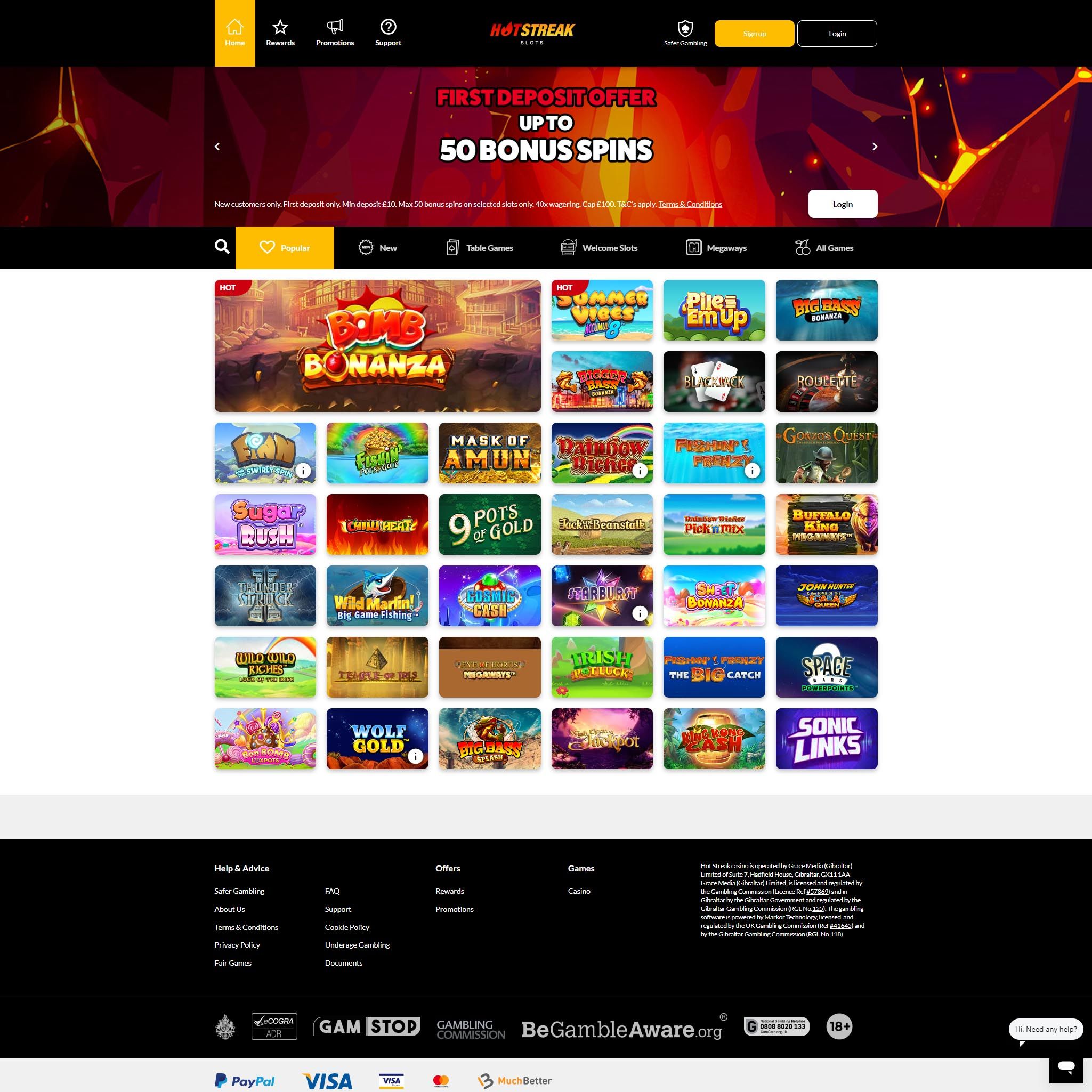 Hot Streak Slots UK review by Mr. Gamble