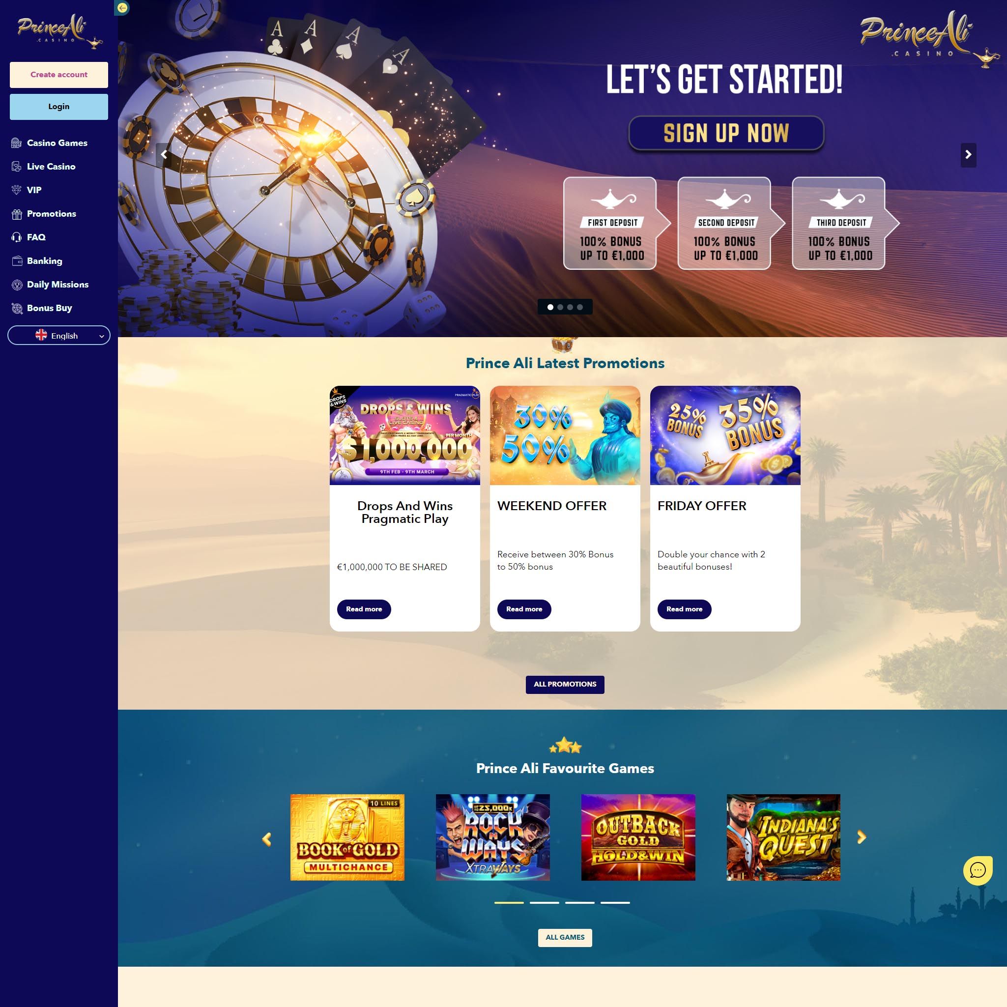Prince Ali Casino review
