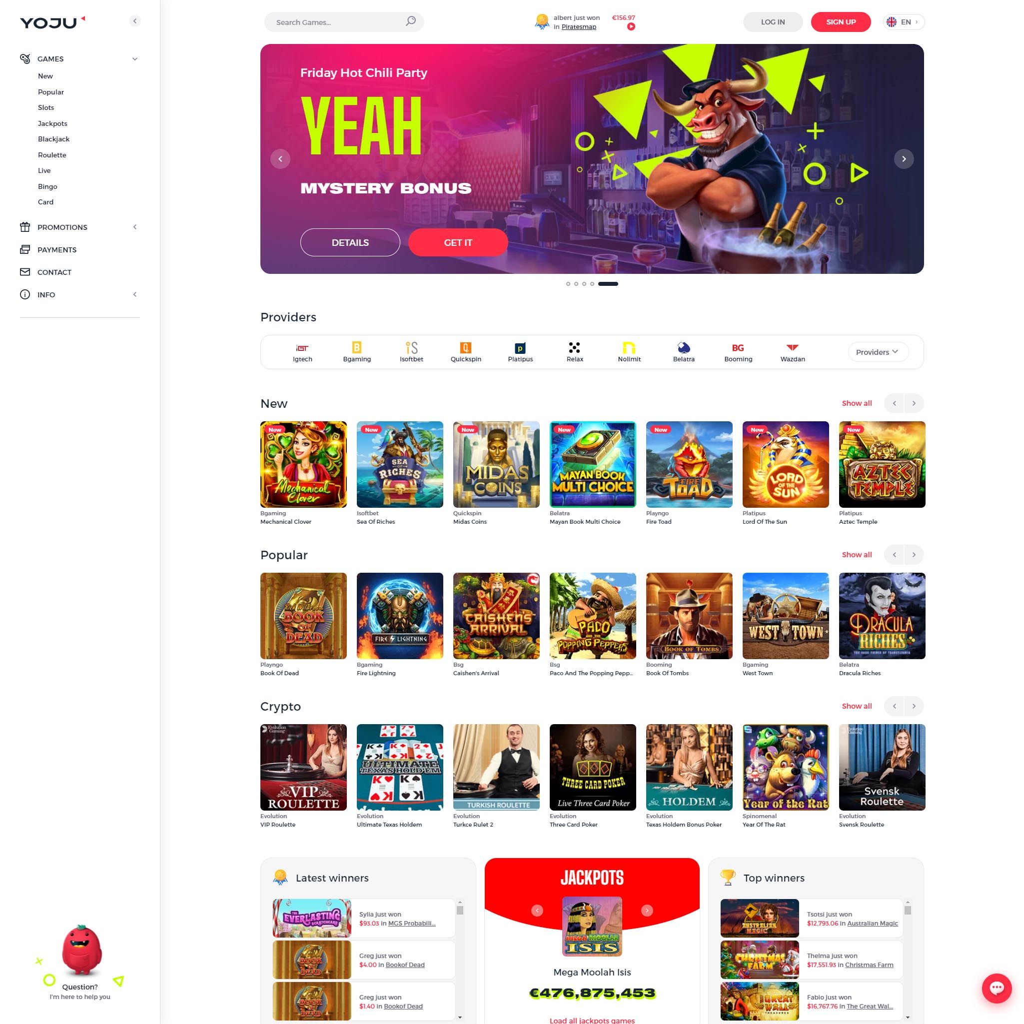 Yoju Casino review by Mr. Gamble