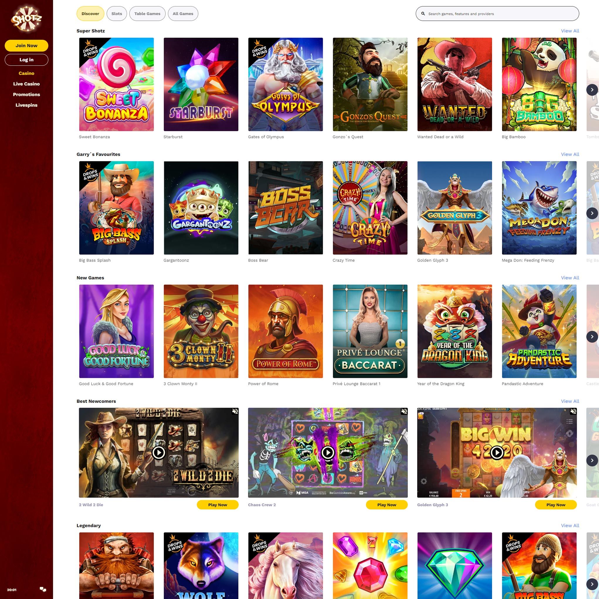 Shotz Casino NZ review by Mr. Gamble