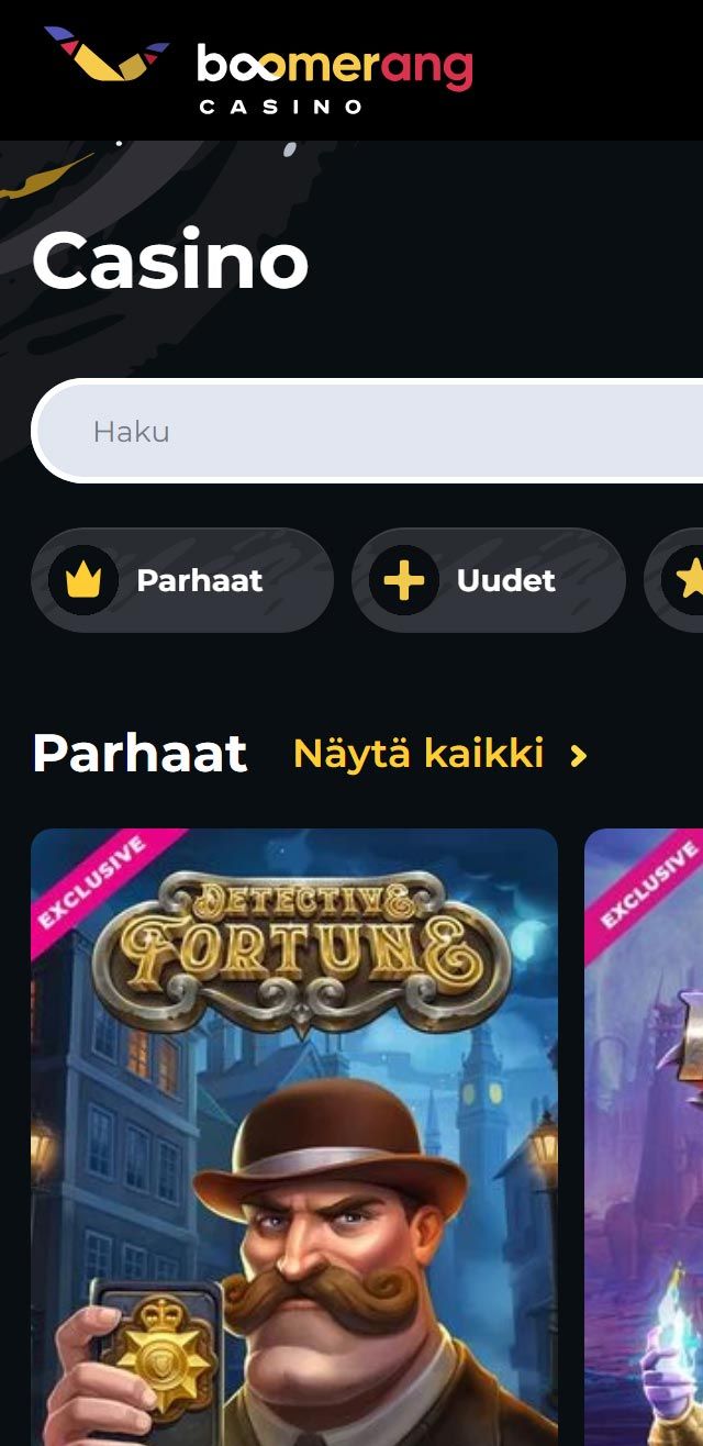 Boomerang Casino arvostelu listaa kaikki bonukset saatavilla sinulle tänään