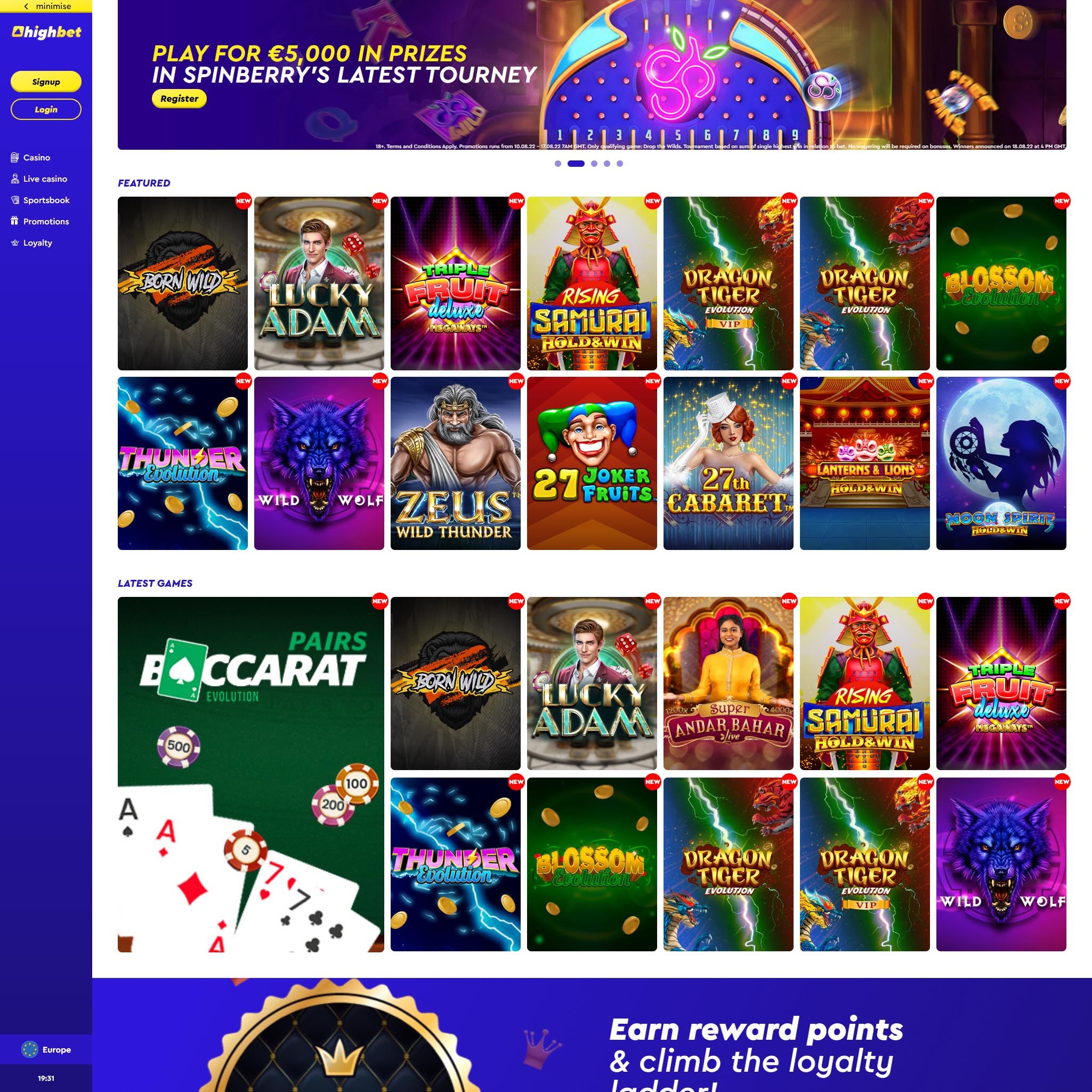 Highbet review