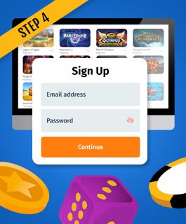 Register a casino account