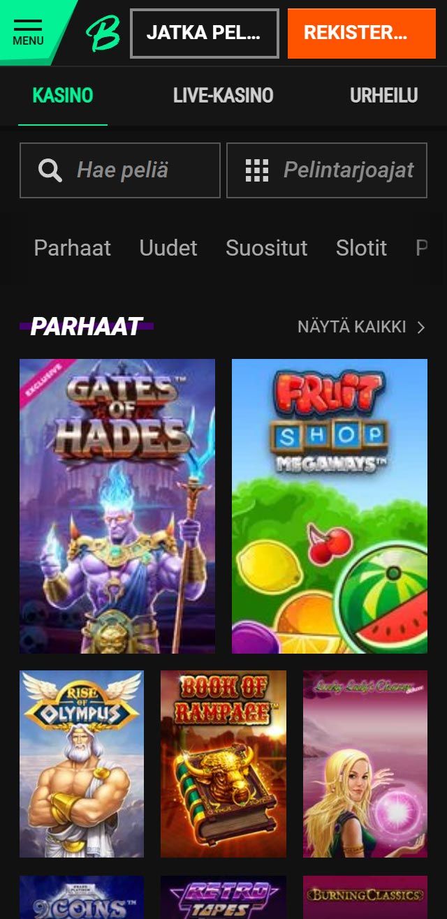 Betinia Casino tarkistettu ja todennettu hyödyksesi