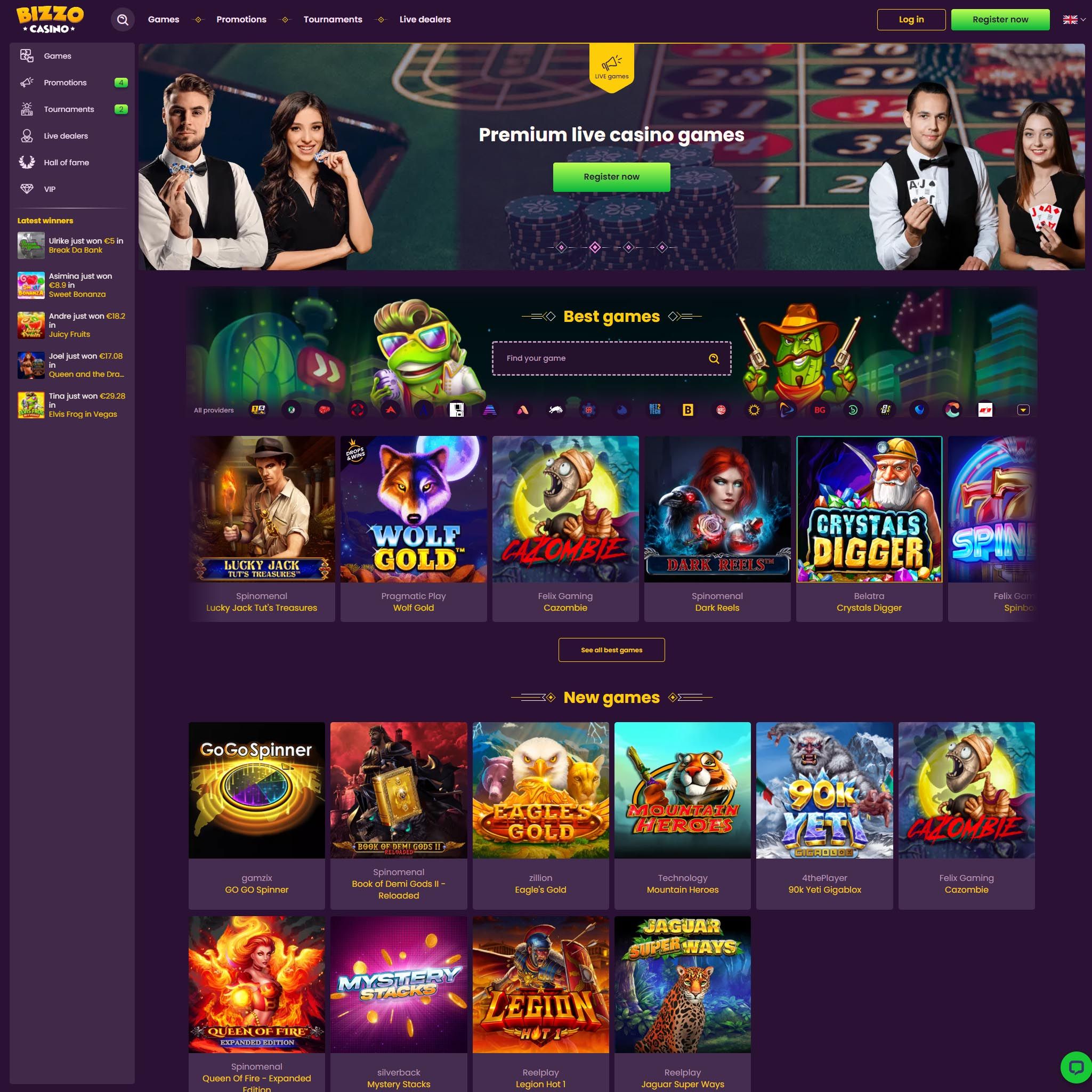 Bizzo Casino NZ review by Mr. Gamble