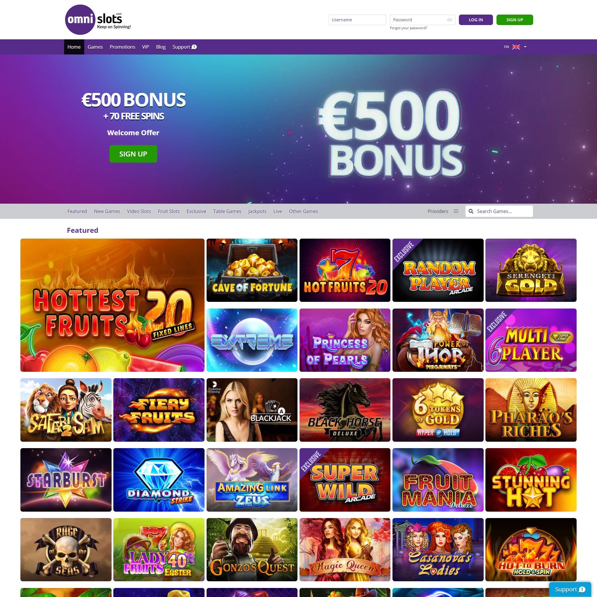 Omni Slots Casino review by Mr. Gamble