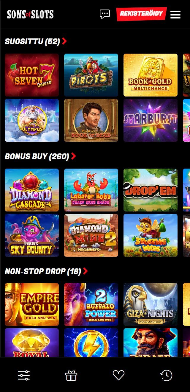 Sons of Slots Casino tarkistettu ja todennettu hyödyksesi