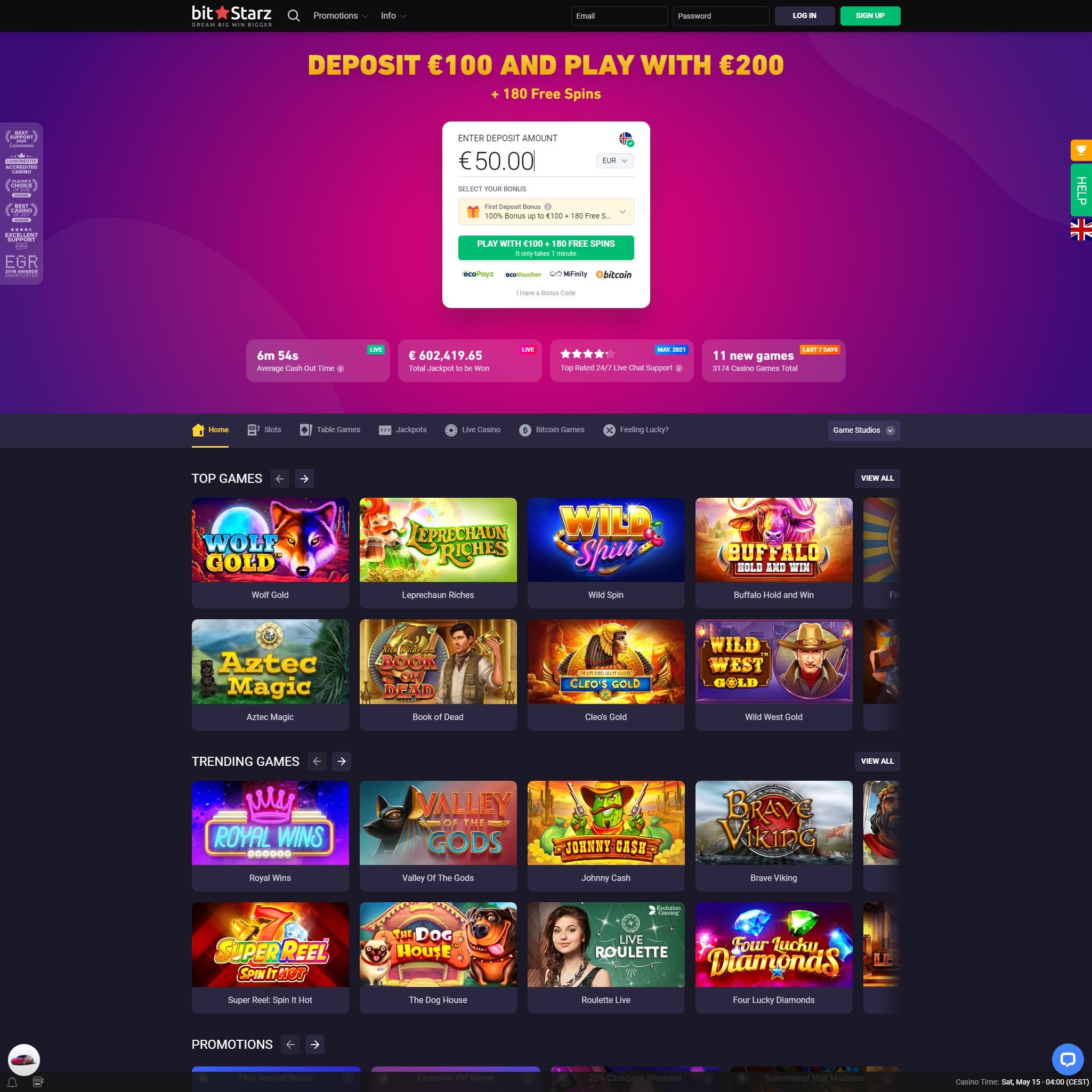 Bitstarz Casino review by Mr. Gamble