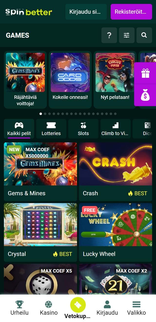 Spinbetter arvostelu listaa kaikki bonukset saatavilla sinulle tänään
