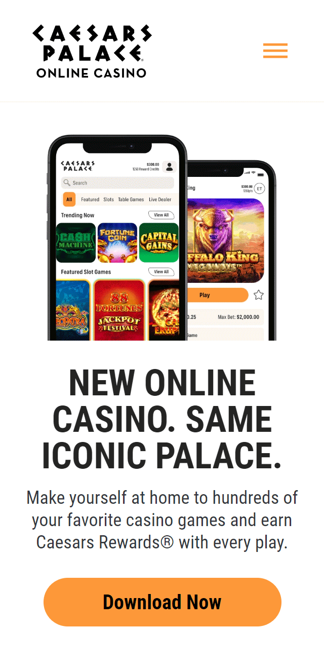 Caesars Palace Casino review lists all the bonuses available for U.S. players today