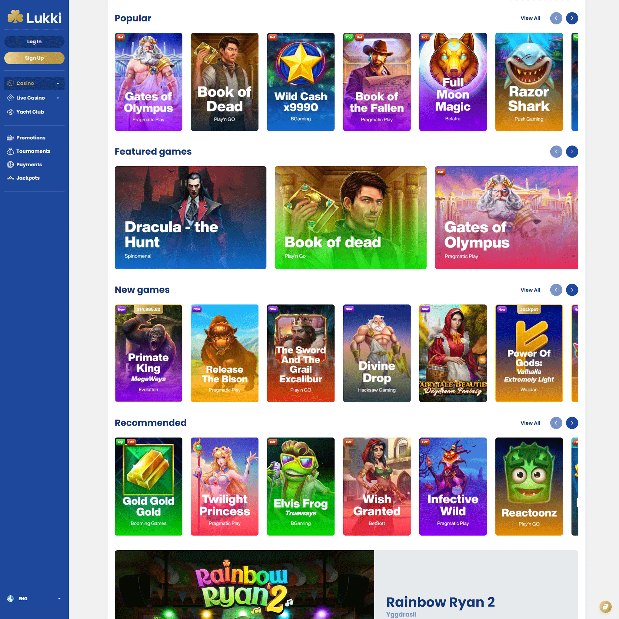 Lukki Online Casino Image
