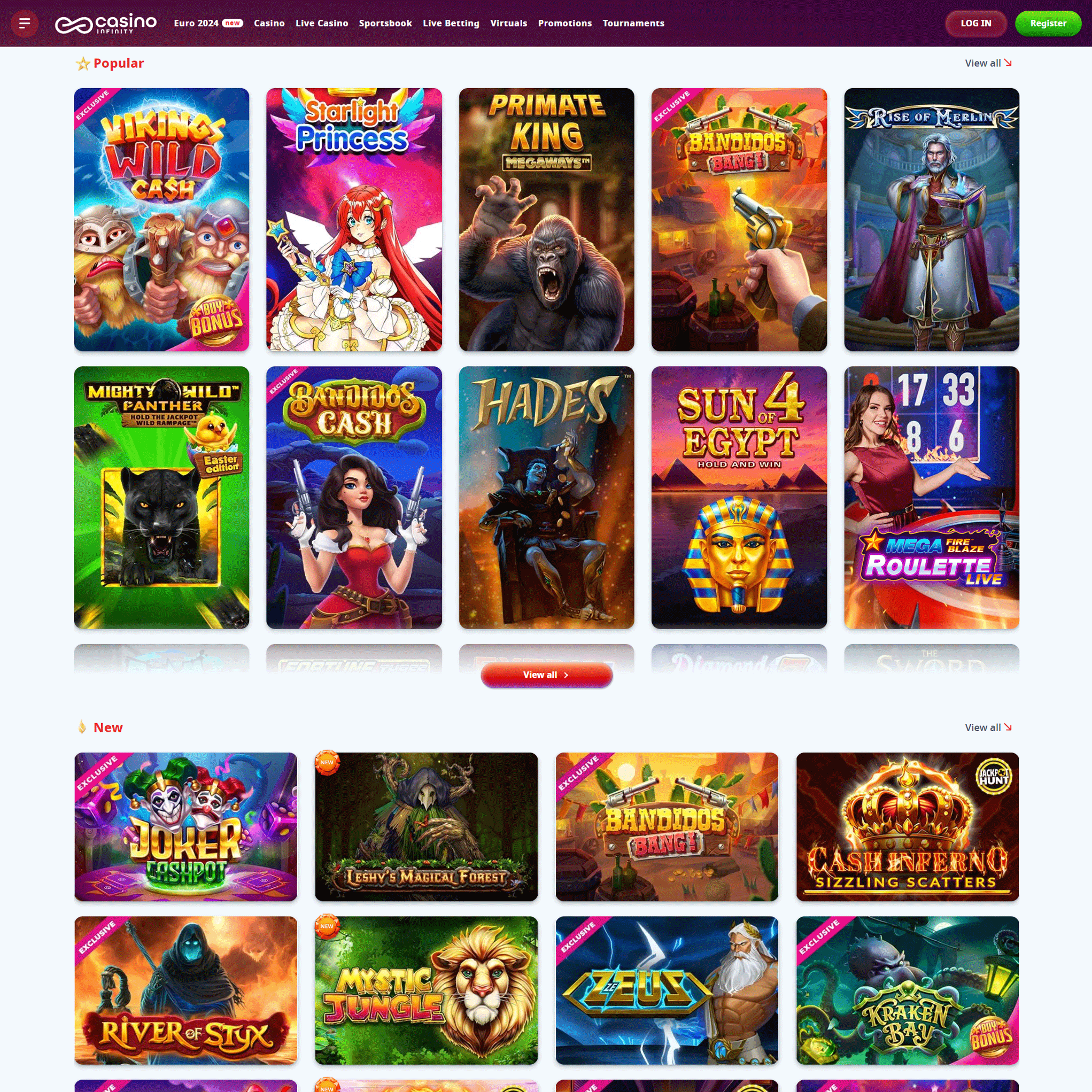 Infinity Casino review by Mr. Gamble