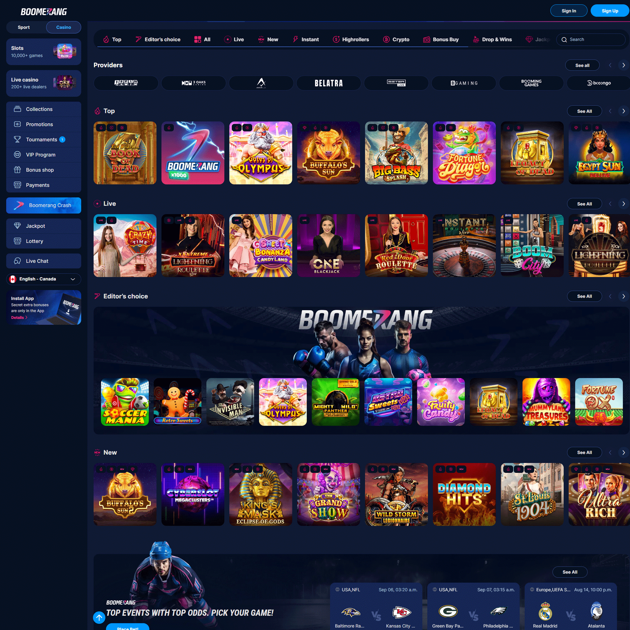 Boomerang-bet.io CA review by Mr. Gamble