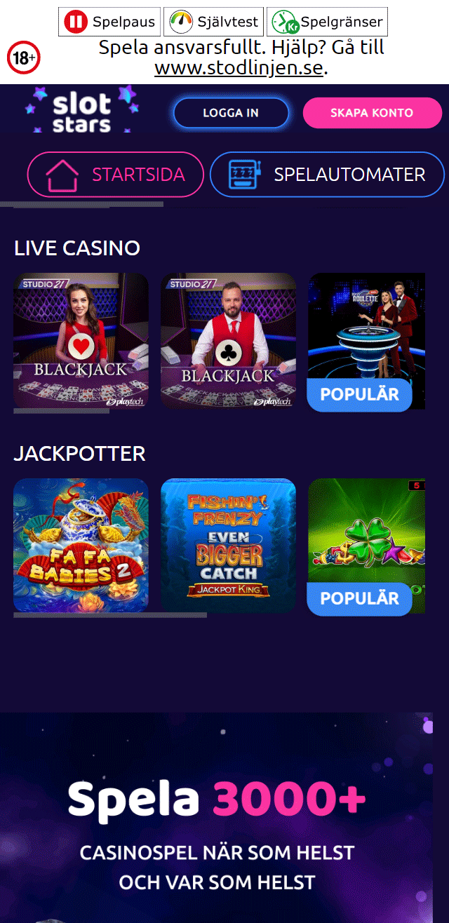 Slotstars - kontrollerad och verifierad för din nytta