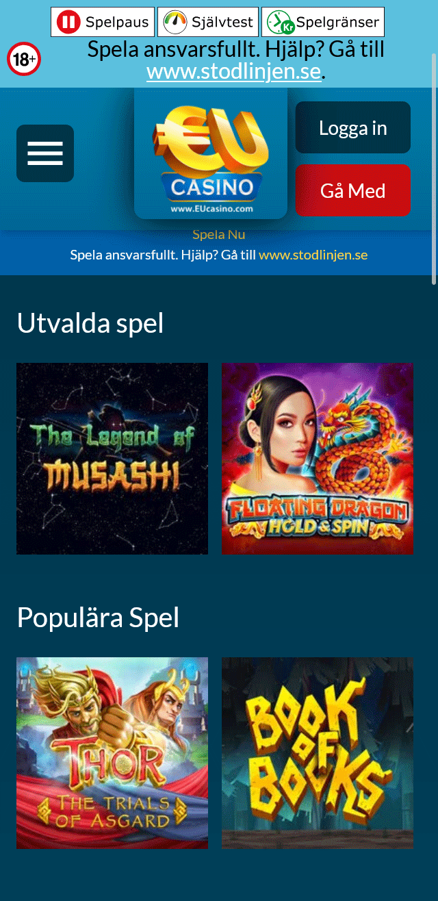 EU Casino recension listar alla bonusar tillgängliga för dig idag