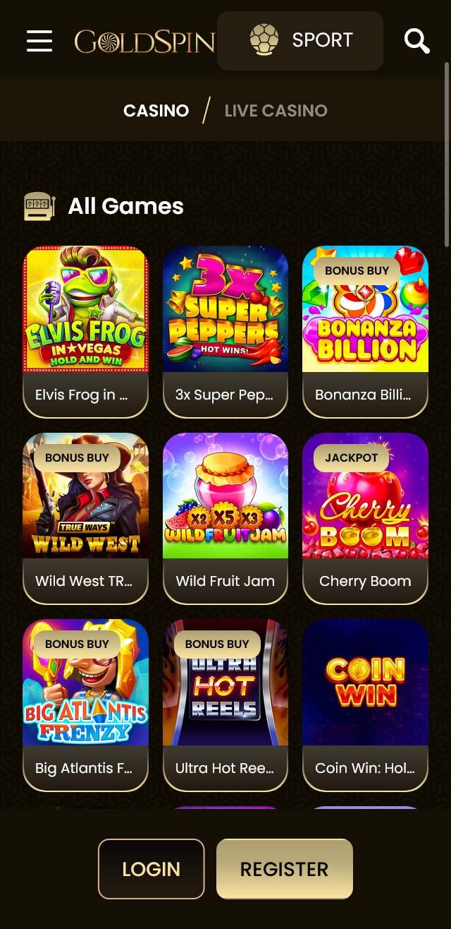 Goldspin Casino review lists all the bonuses available for you today