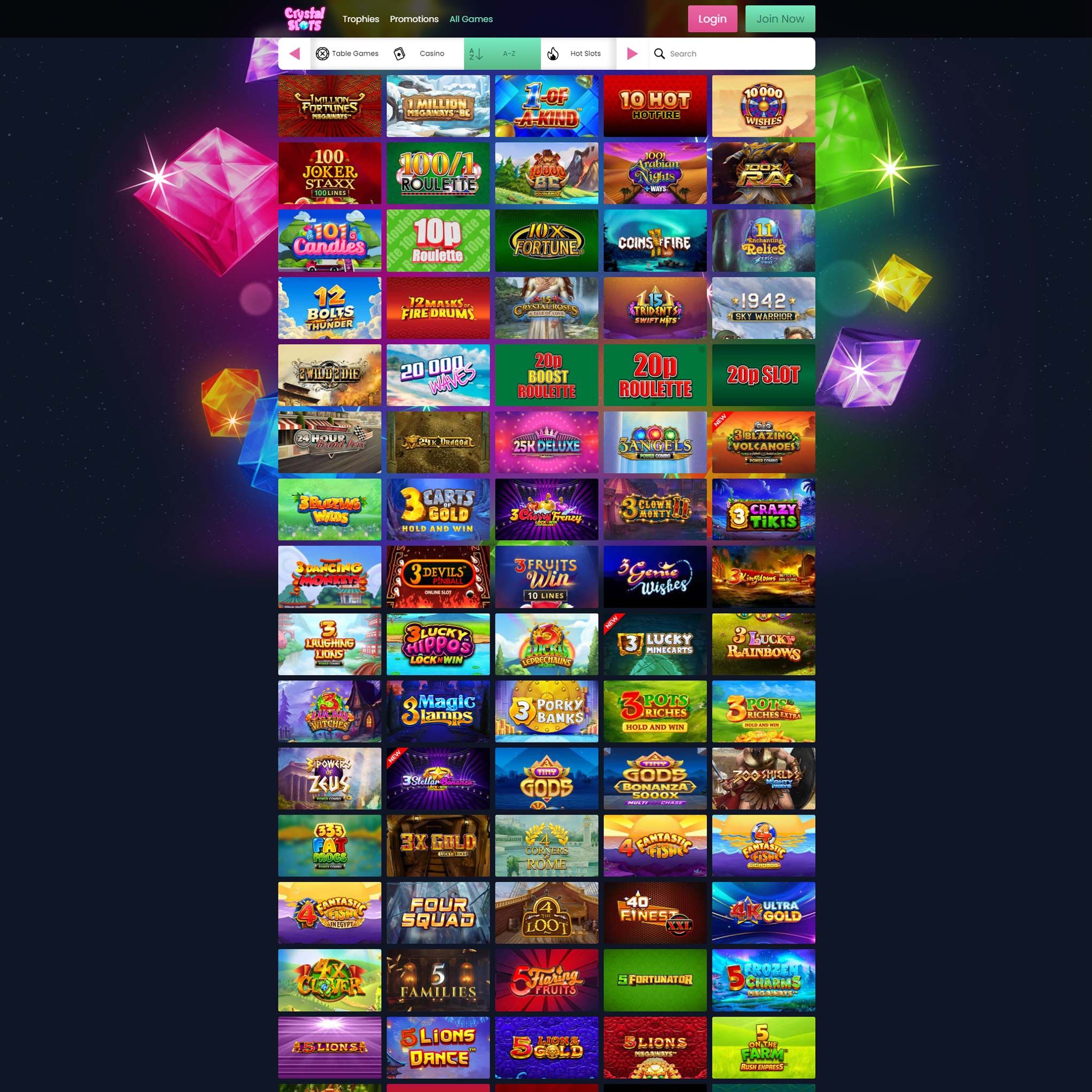 Crystal Slots UK review by Mr. Gamble