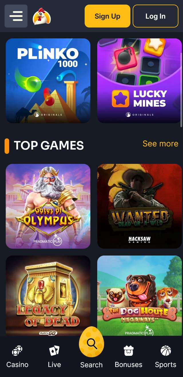 Kokobet Casino App Interface op een smartphone