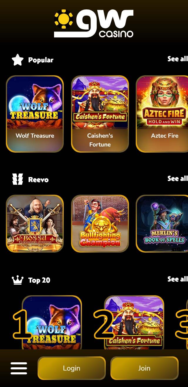 GW Casino review lists all the bonuses available for NZ players today