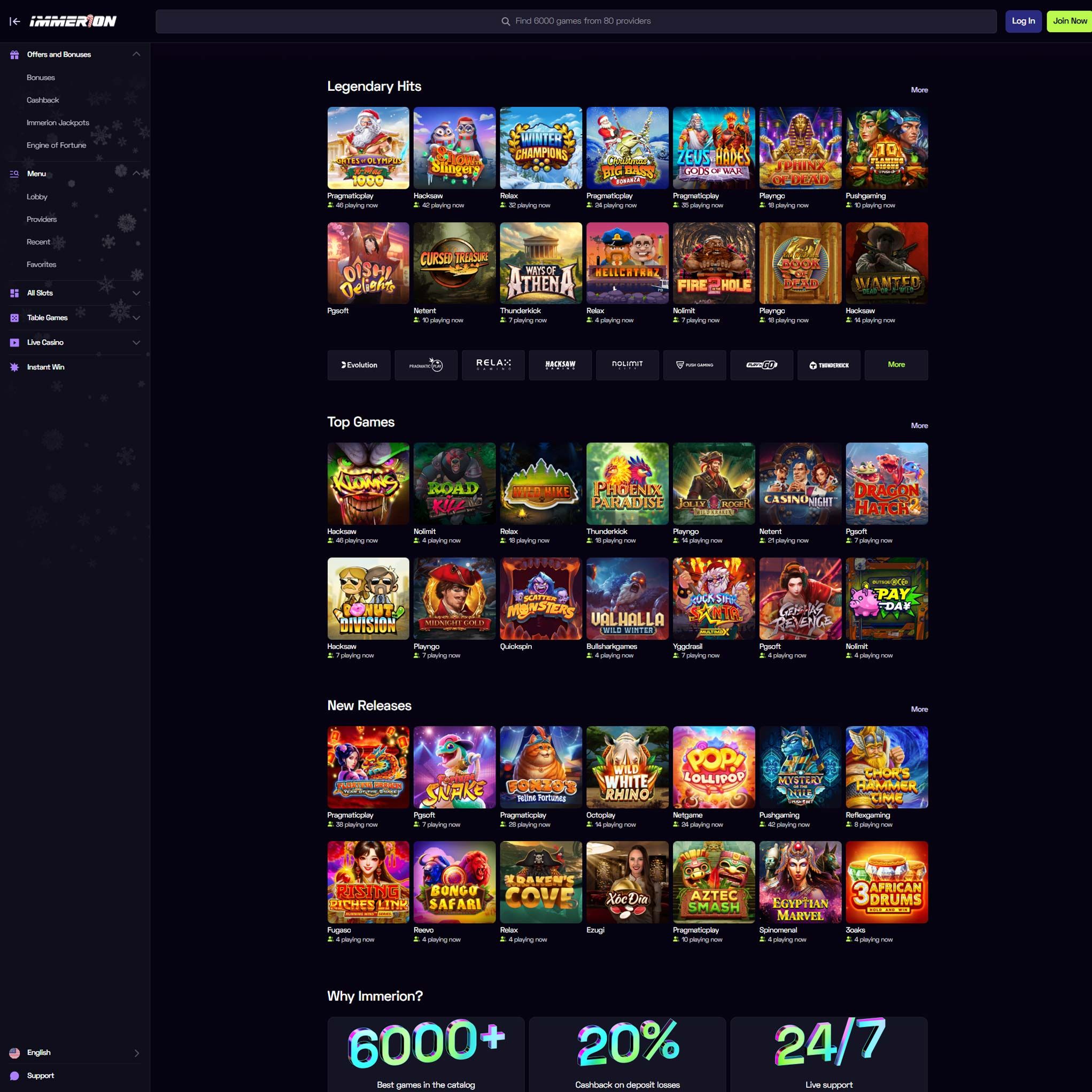 Immerion Casino review