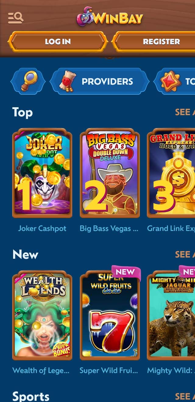 Winbay Casino review lists all the bonuses available for you today