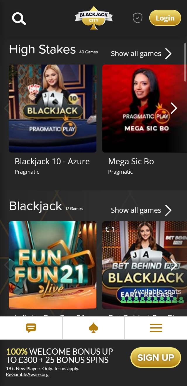 Blackjack City Casino review lists all the bonuses available for UK players today