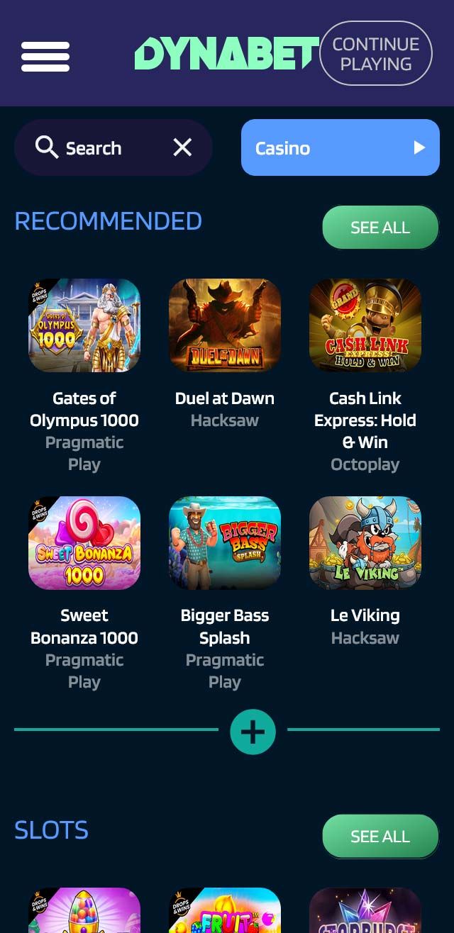 Dynabet Casino review lists all the bonuses available for you today