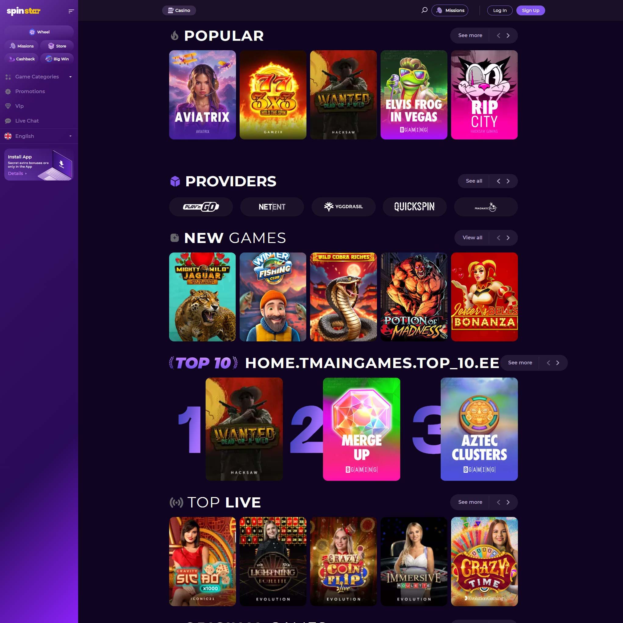 Spinstar Casino review by Mr. Gamble