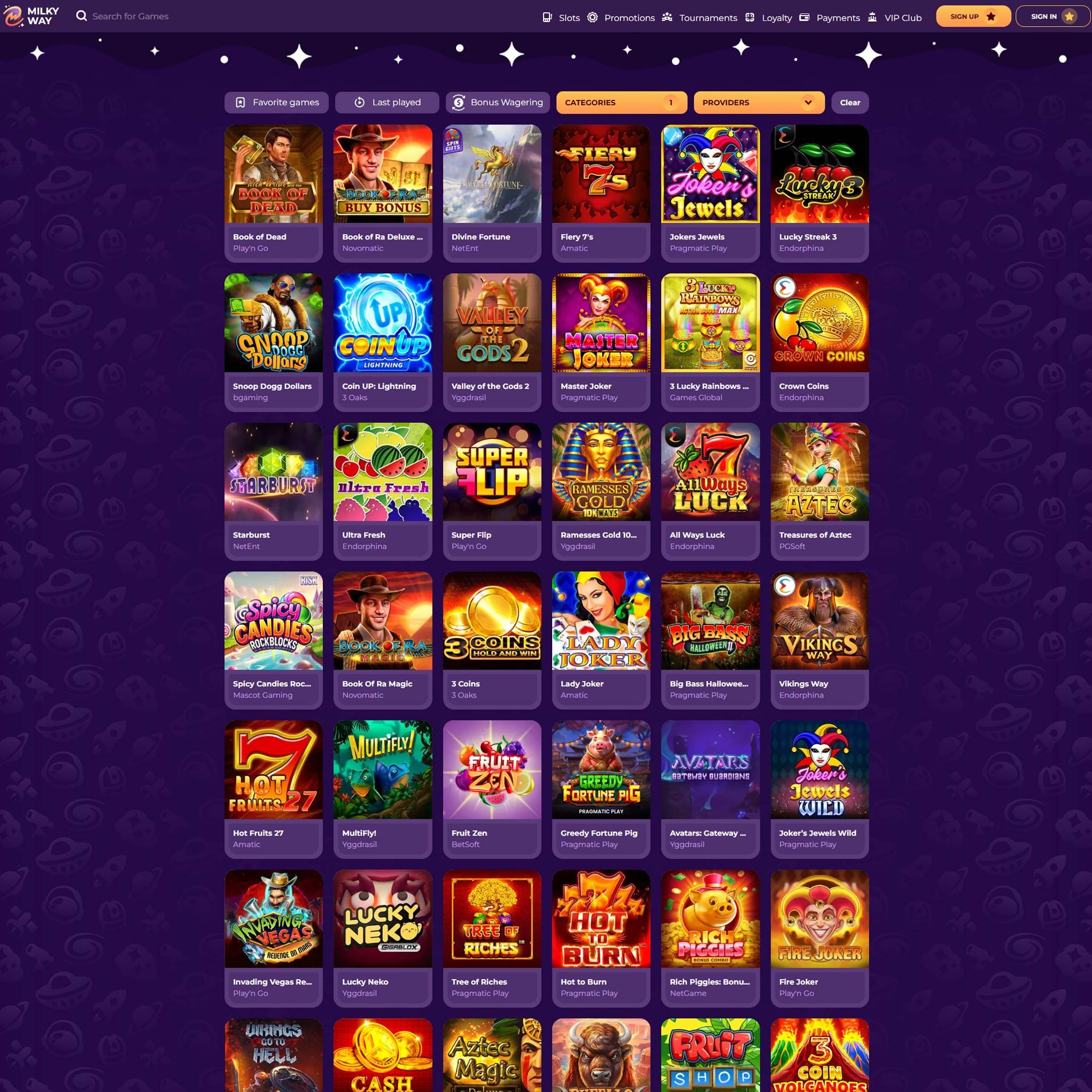 MilkyWay Casino review by Mr. Gamble