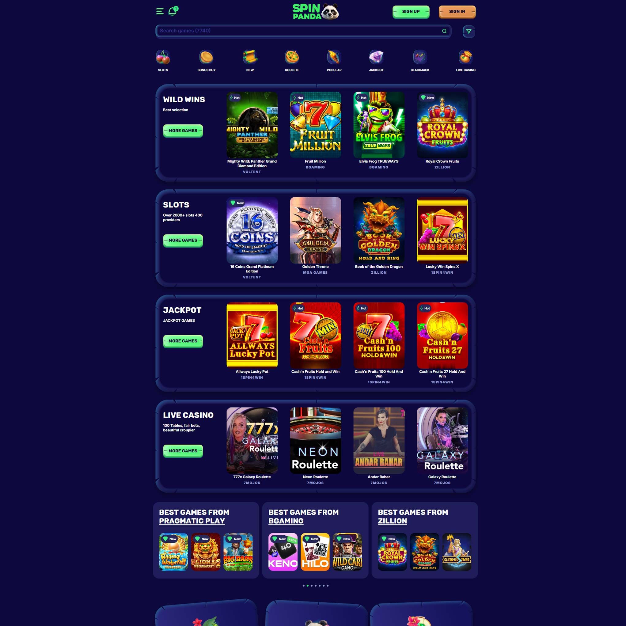 Spin Panda Casino review by Mr. Gamble