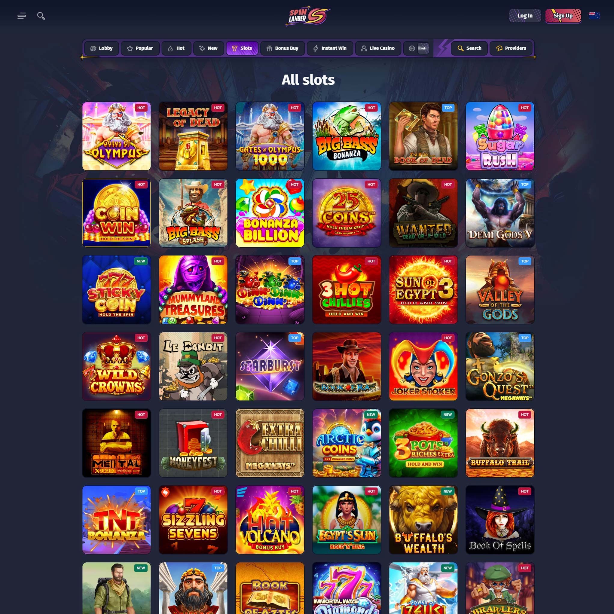 SpinLander Casino NZ review by Mr. Gamble