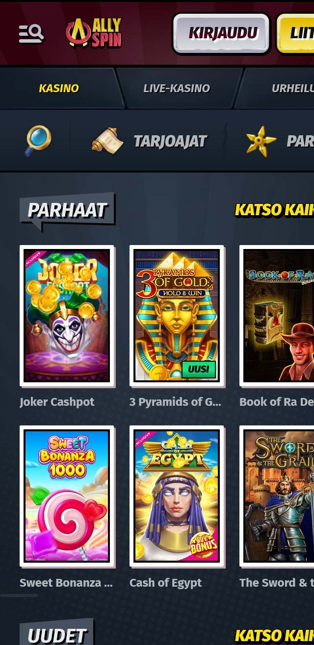 AllySpin Casino arvostelu listaa kaikki bonukset saatavilla sinulle tänään