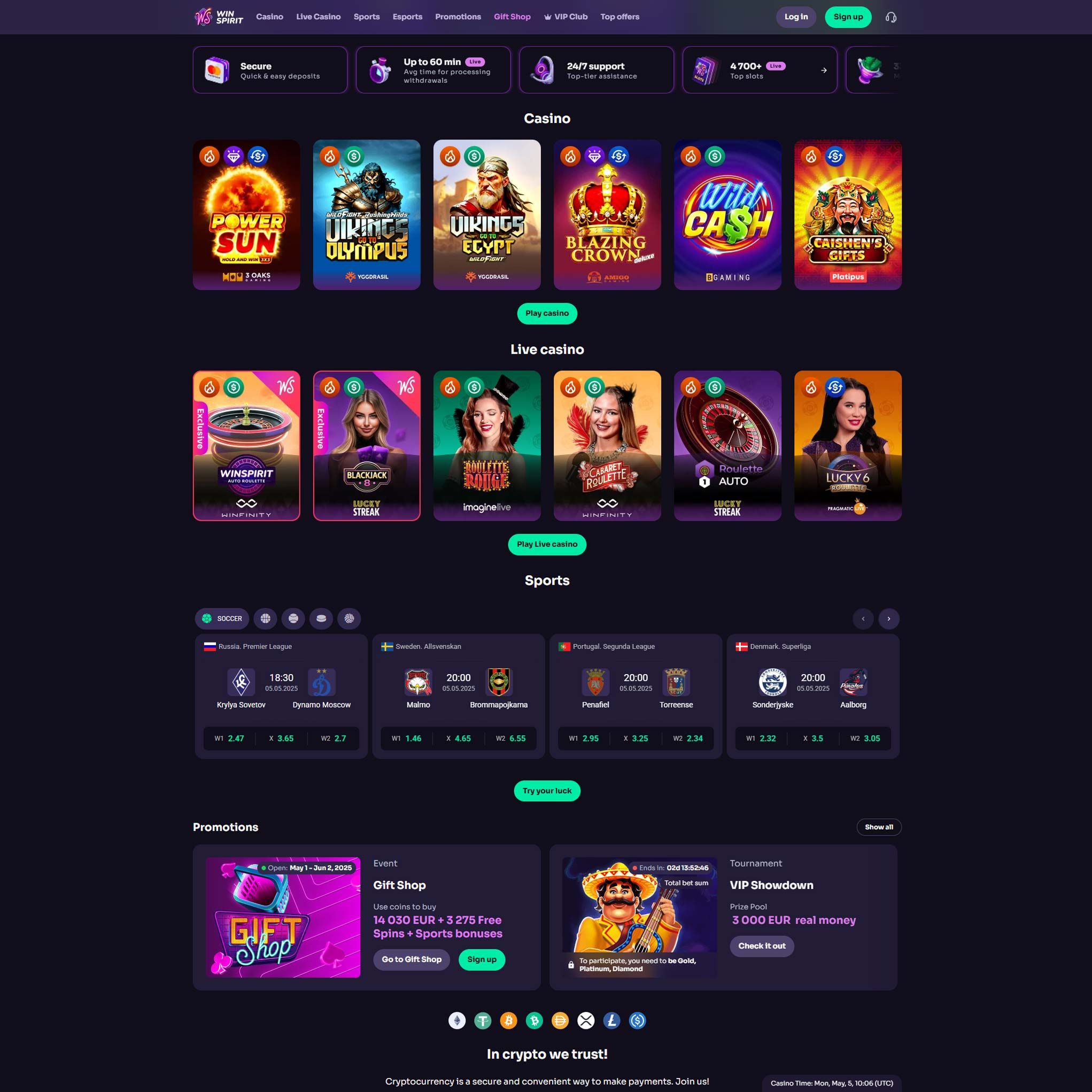 WinSpirit Casino CA review by Mr. Gamble