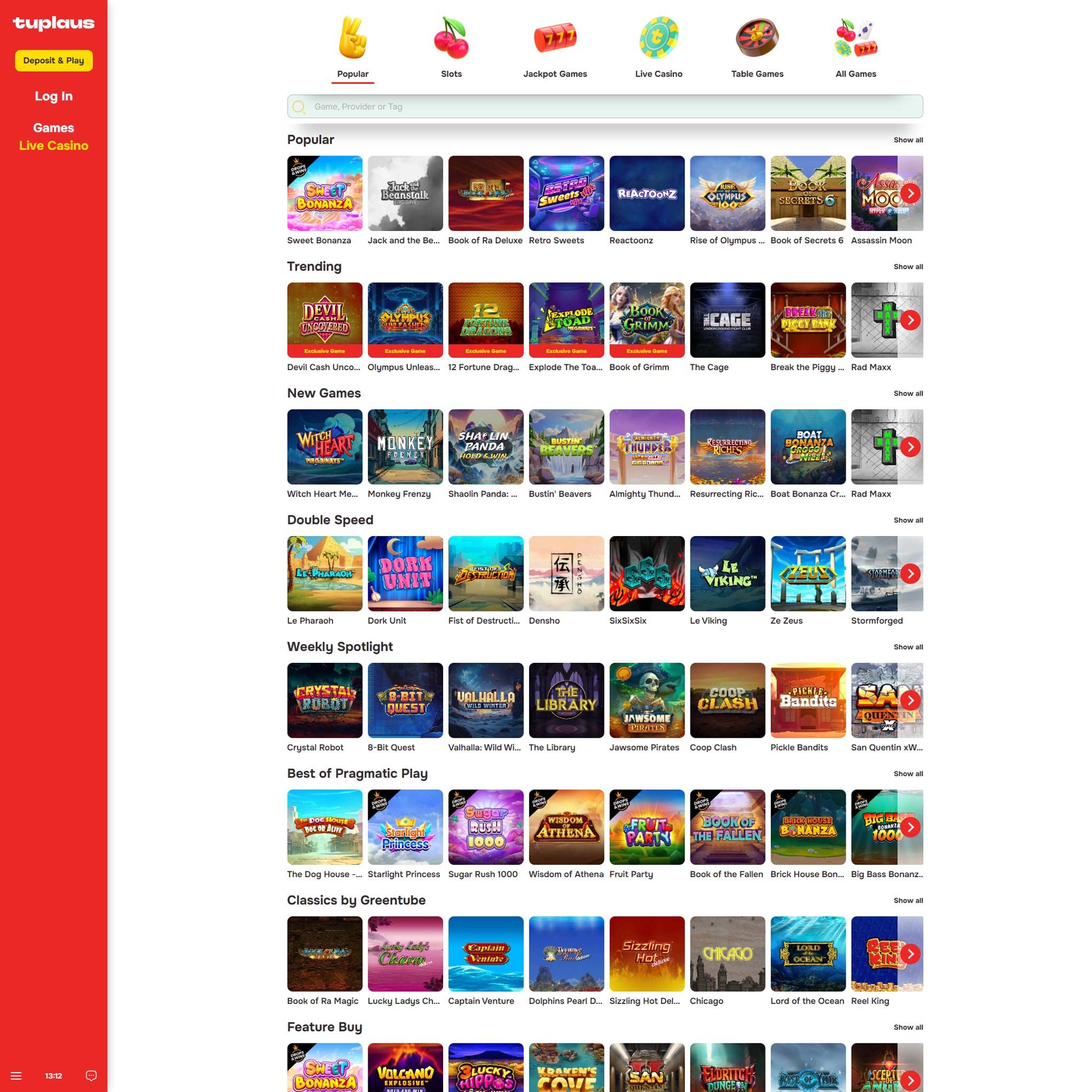 Tuplaus Casino review by Mr. Gamble